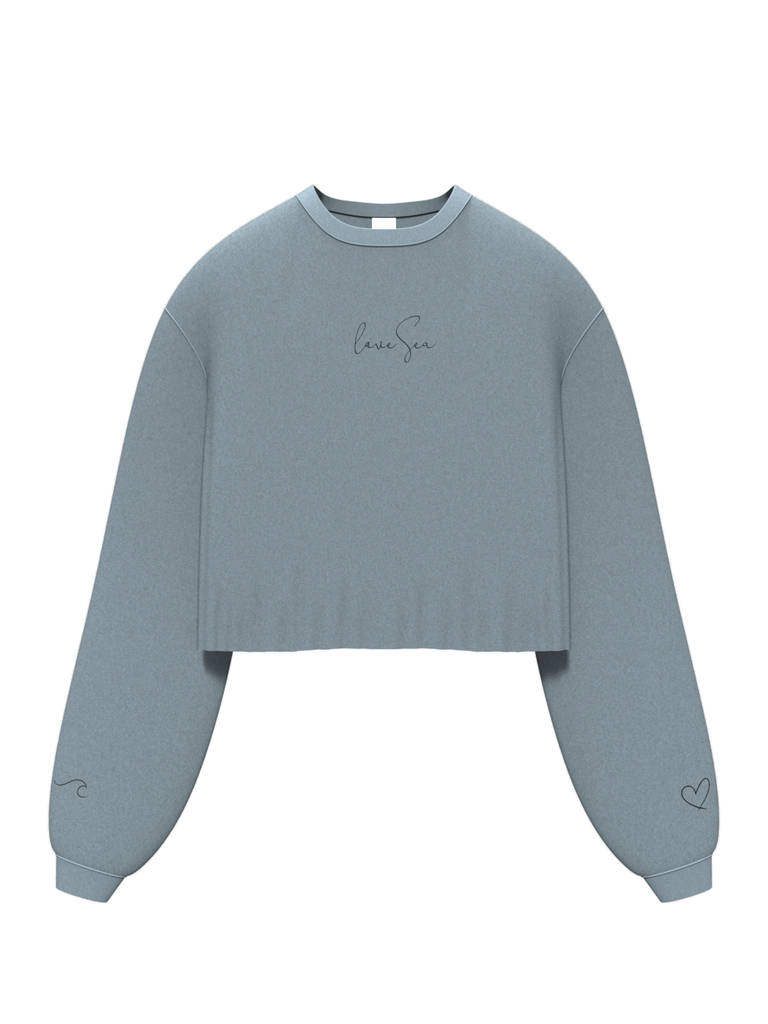 Embroidered Cropped Fleece